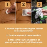 Leather Cleaning Wipes (80)