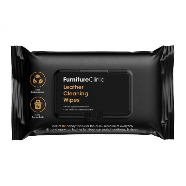 Leather Cleaning Wipes (80)