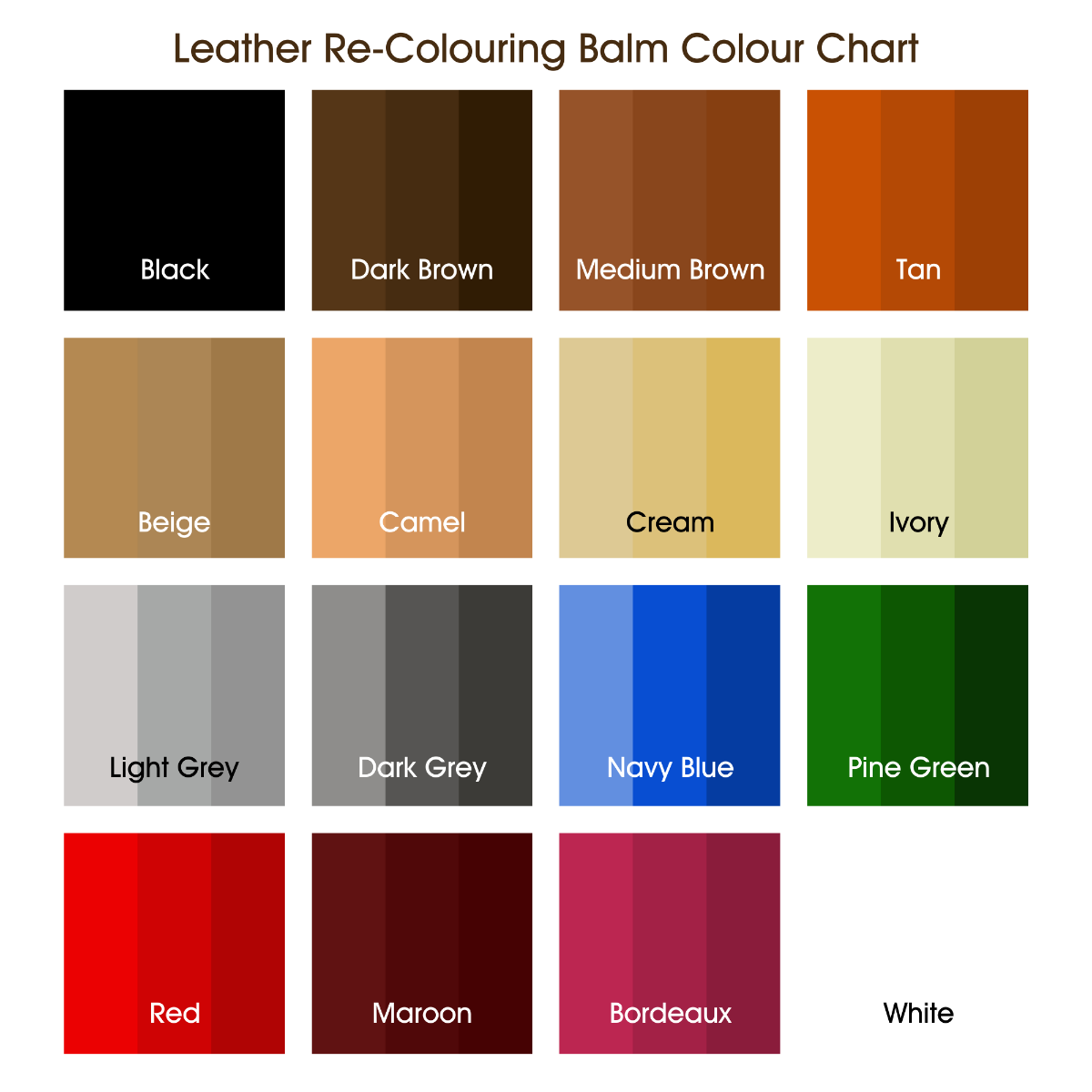 Leather Recolouring Balm